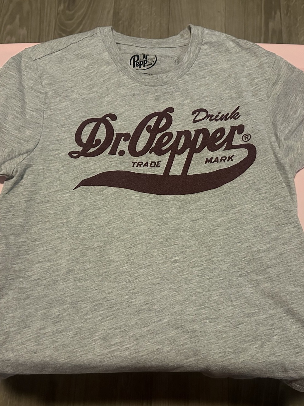 Dr Pepper Graphic Tee Gray Medium